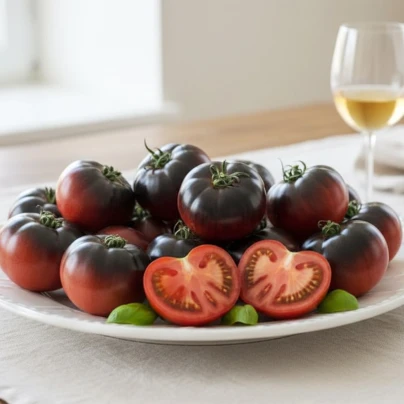 BIO Rajče tyčkové Black Beauty - Solanum lycopersicum - bio osivo rajčat - 7 ks