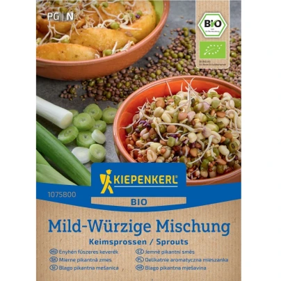 BIO Jemně pikatní směs - Kiepenkerl - směs bio osiva na klíčky - 40 g