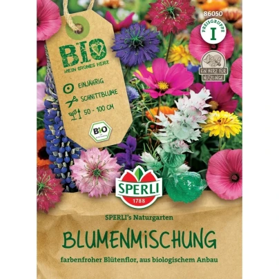 BIO Květinová směs - Sperli - bio osivo - 1ks