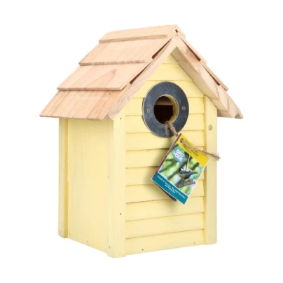 Ptačí budka žlutá Beach Hut Bonaire - domek pro ptactvo - 1 ks