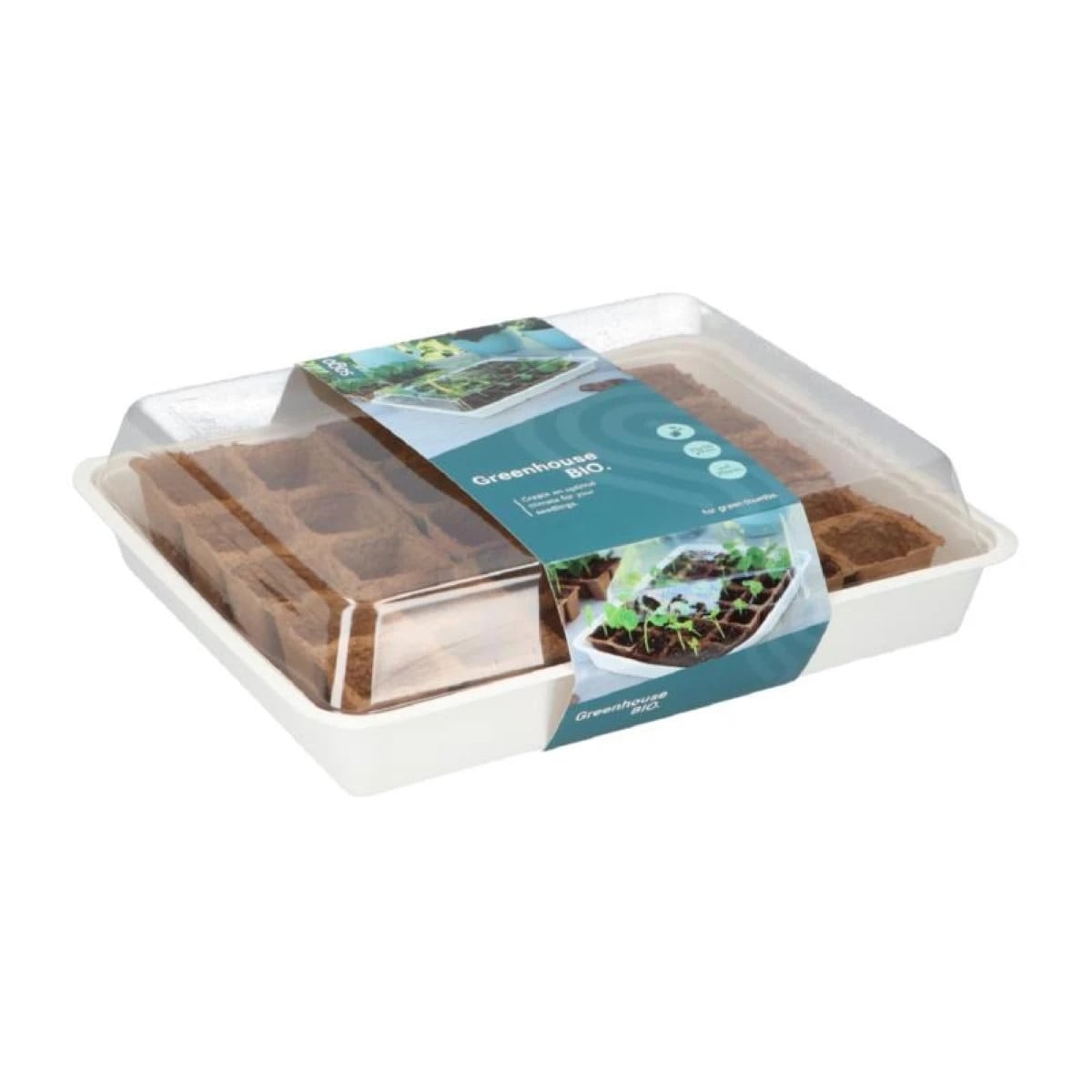 Minipařeniště se sadbovačem SOGO - 8,5 x 32,5 x 26 cm - pěstební pomůcky - 1 ks