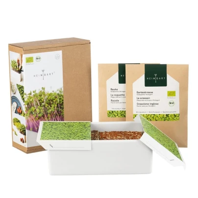 Startovací sada BIO microgreen - Heimgart - sada včetně 2 plátů - 1 ks