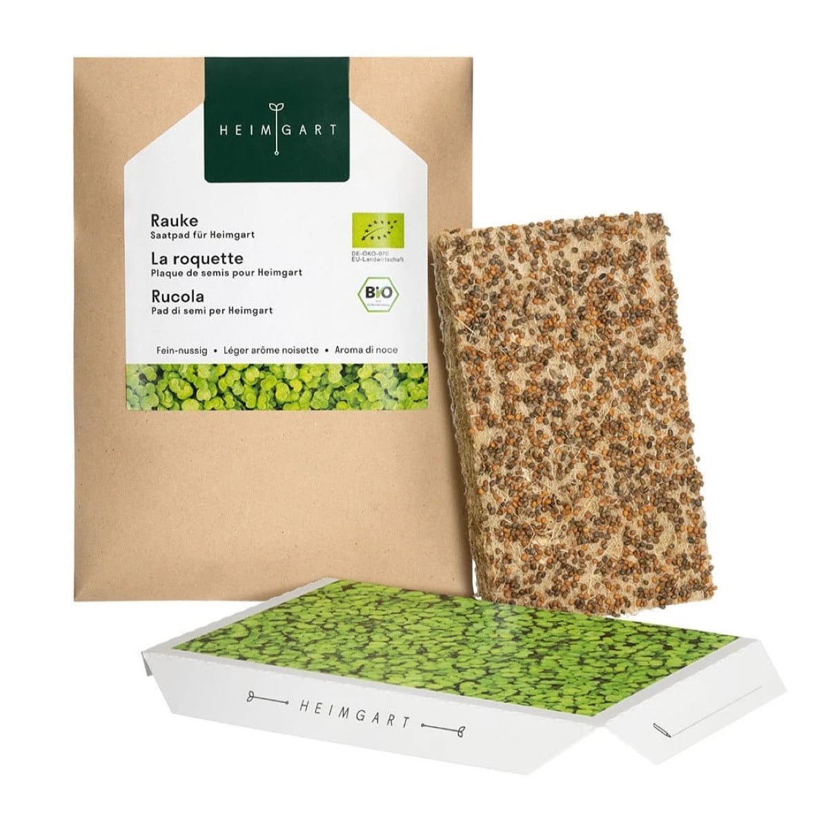 BIO Rukola - mikrozelenina - microgreens - Heimgart - náhradní pláty - 1 ks