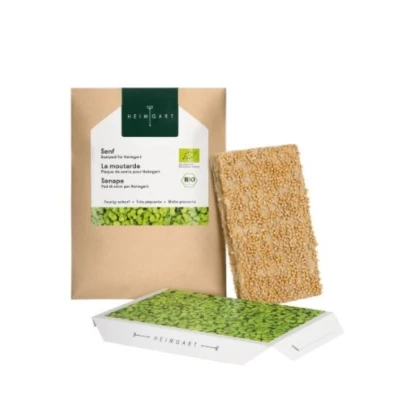 BIO Hořčice - mikrozelenina - microgreens - Heimgart - náhradní pláty - 1 ks
