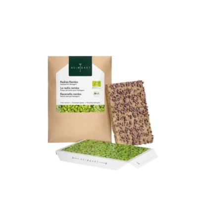 BIO Ředkvička Rambo - mikrozelenina - microgreens - Heimgart - náhradní pláty - 1 ks
