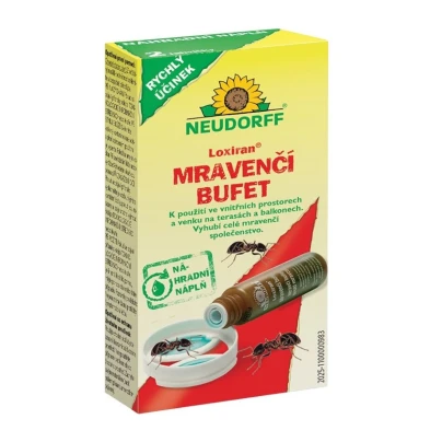 Mravenčí bufet - náhradní náplň - Neudorff - ochrana proti mravencům - 2x20 ml