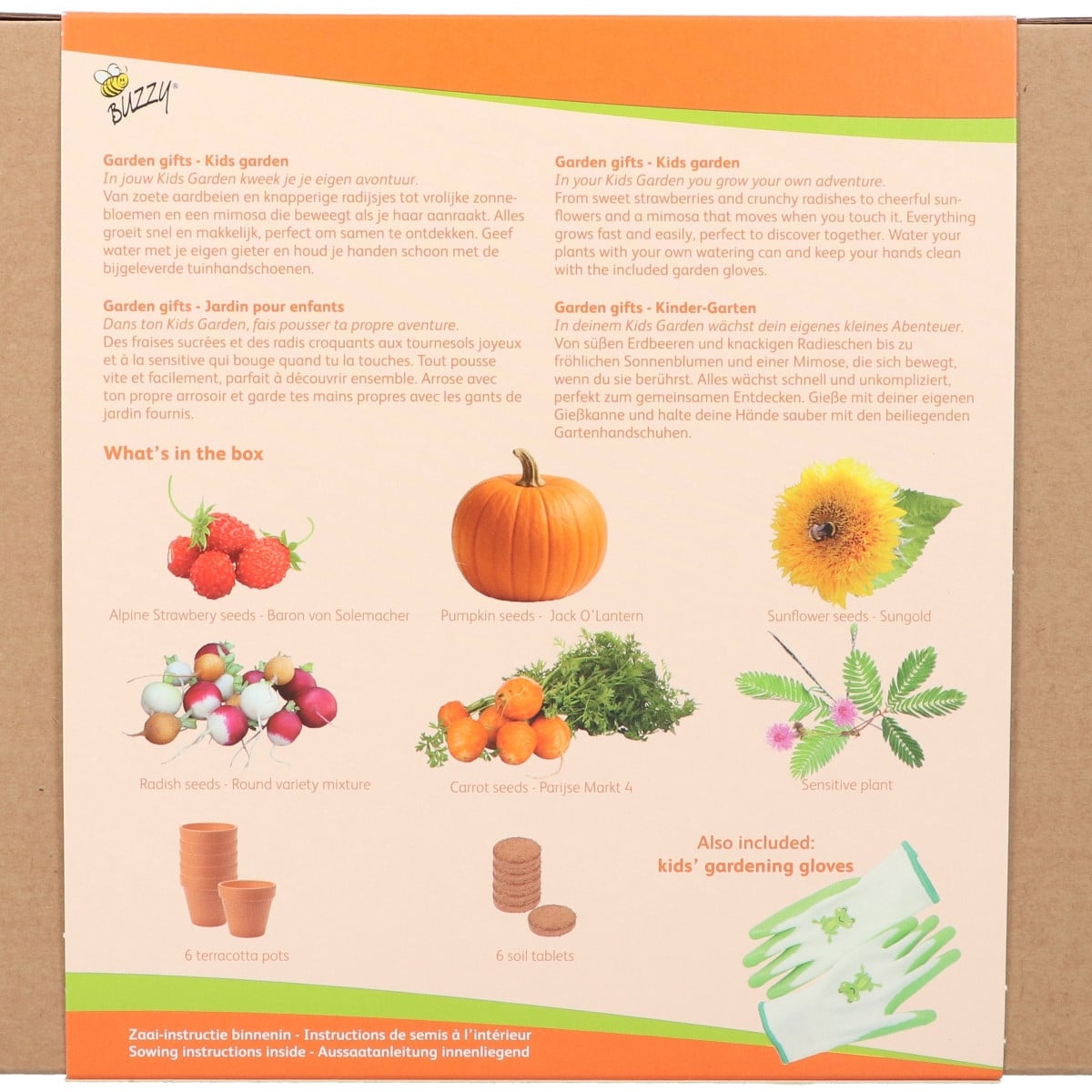 Buzzy Garden Gift - Dárková sada Dětská zahrádka - Pieterpik - 1 balení
