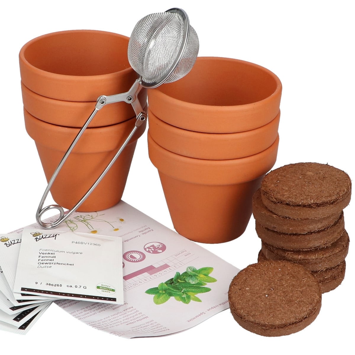 Buzzy Garden Gift - Dárková sada Čajová zahrádka - Pieterpik - 1 balení