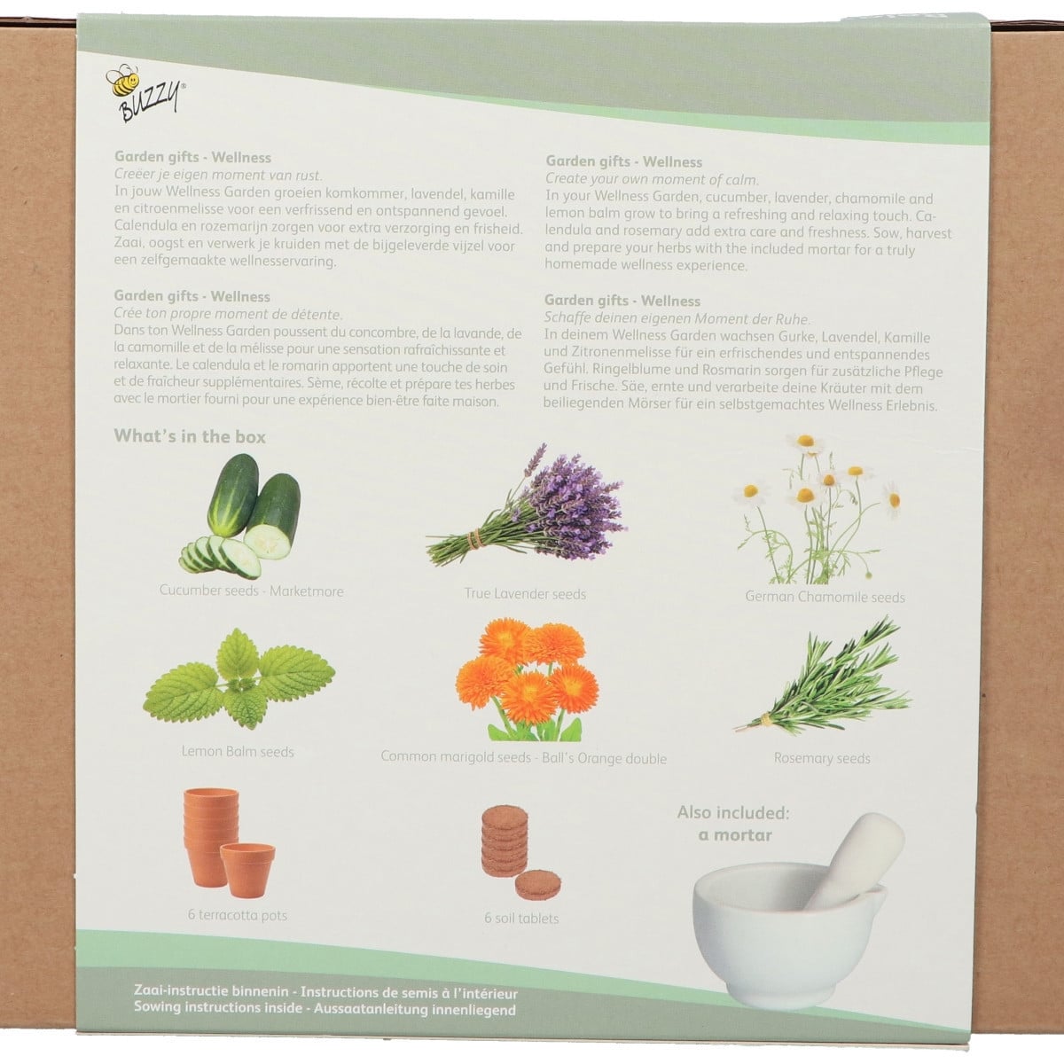 Buzzy Garden Gift - Dárková sada Wellness - Pieterpik - 1 balení