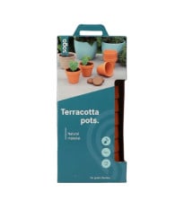 Terakotový květináč SOGO - Pieterpik - 7 x 8 cm - pěstební pomůcky - 7 ks