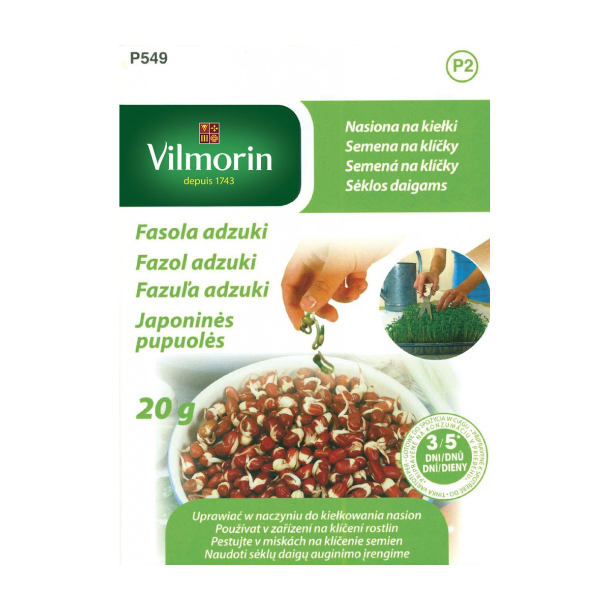 Semana na klíčky - Fazol adzuki - 20 g