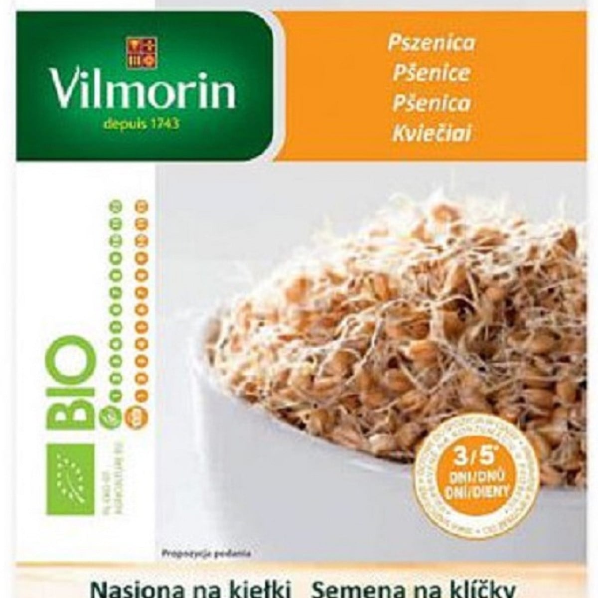 BIO pšenice - Bio semena pšenice na klíčky - 40 g