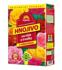 Hnojivo na růže a trvalky s rohovinou - Forestina - granulované hnojivo - 1 kg