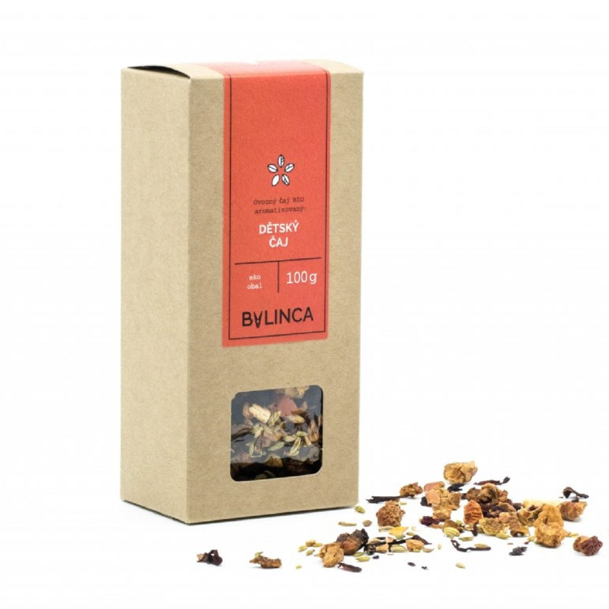 BIO Dětský čaj - směs ovoce - bio čaj ovocný - 100 g